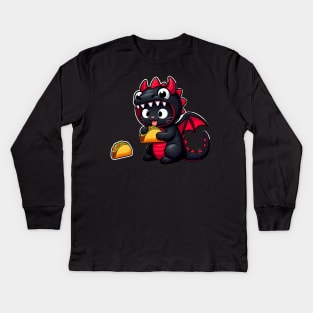 Taco Cat! Kids Long Sleeve T-Shirt